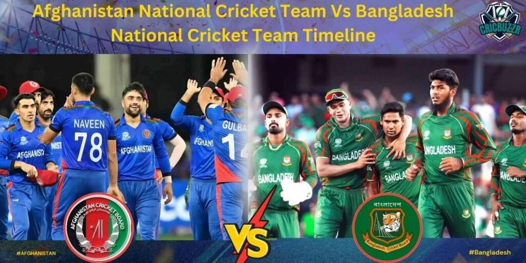 afghanistan national cricket team vs bangladesh national cricket team timeline
