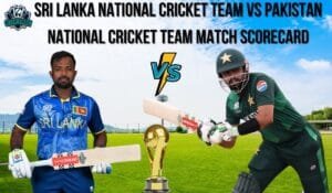 Sri lanka national cricket team vs Pakistan national cricket team match scorecard