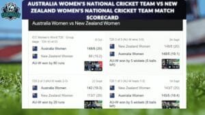 Australia Women's National Cricket Team vs New Zealand Women's National Cricket Team Match Scorecard