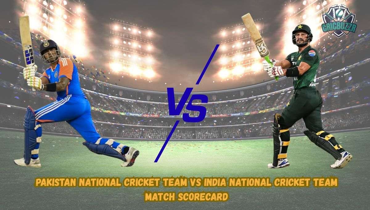 Pakistan National Cricket Team vs India National Cricket Team Match Scorecard