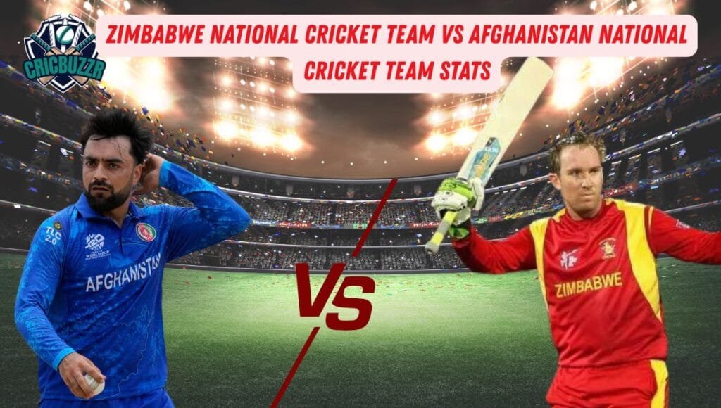 Zimbabwe national cricket team vs Afghanistan national cricket team stats