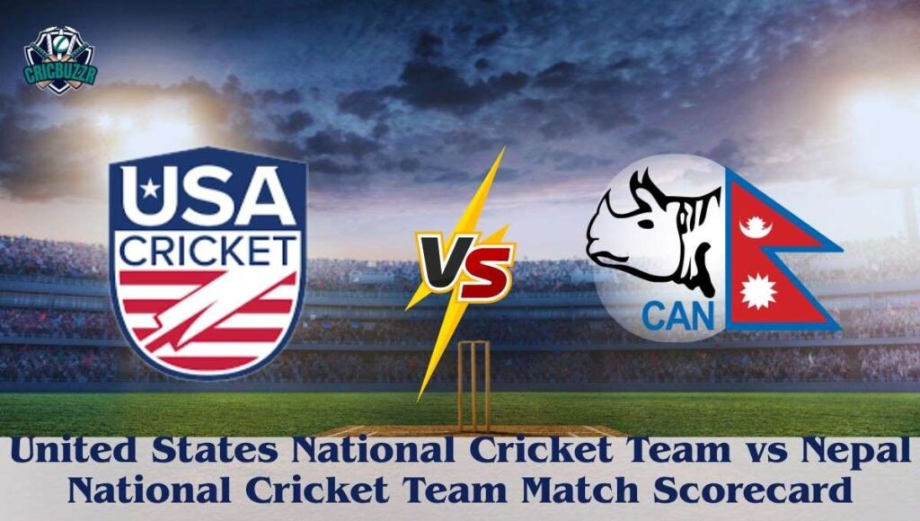 United States National Cricket Team vs Nepal National Cricket Team Match Scorecard