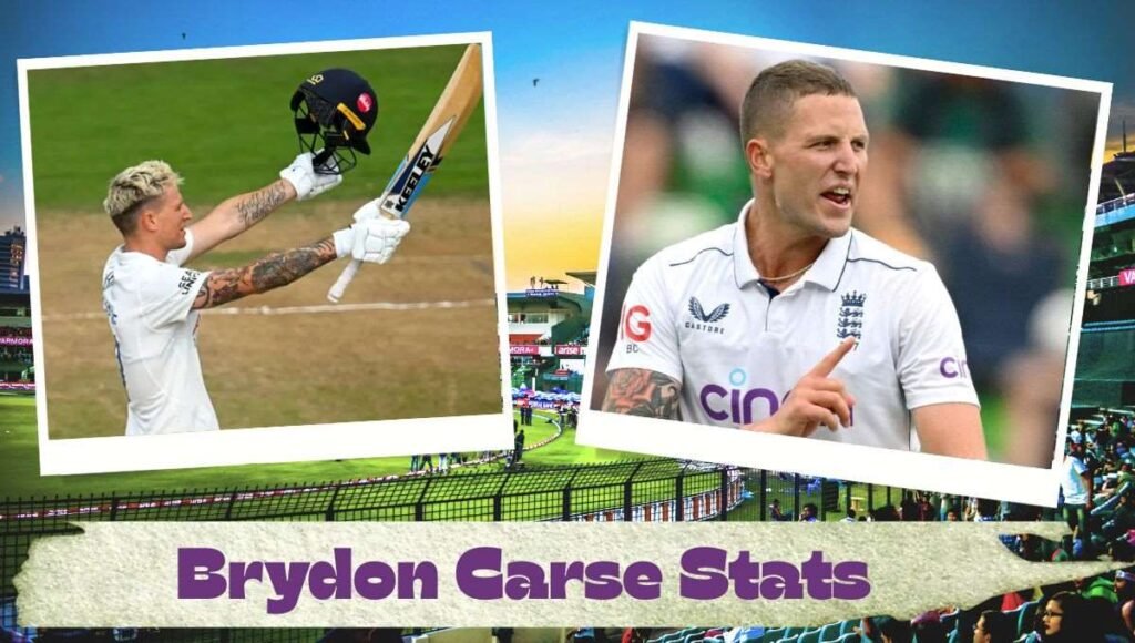 Brydon Carse Stats