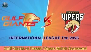 Gulf Giants vs Desert Vipers Match Scorecard