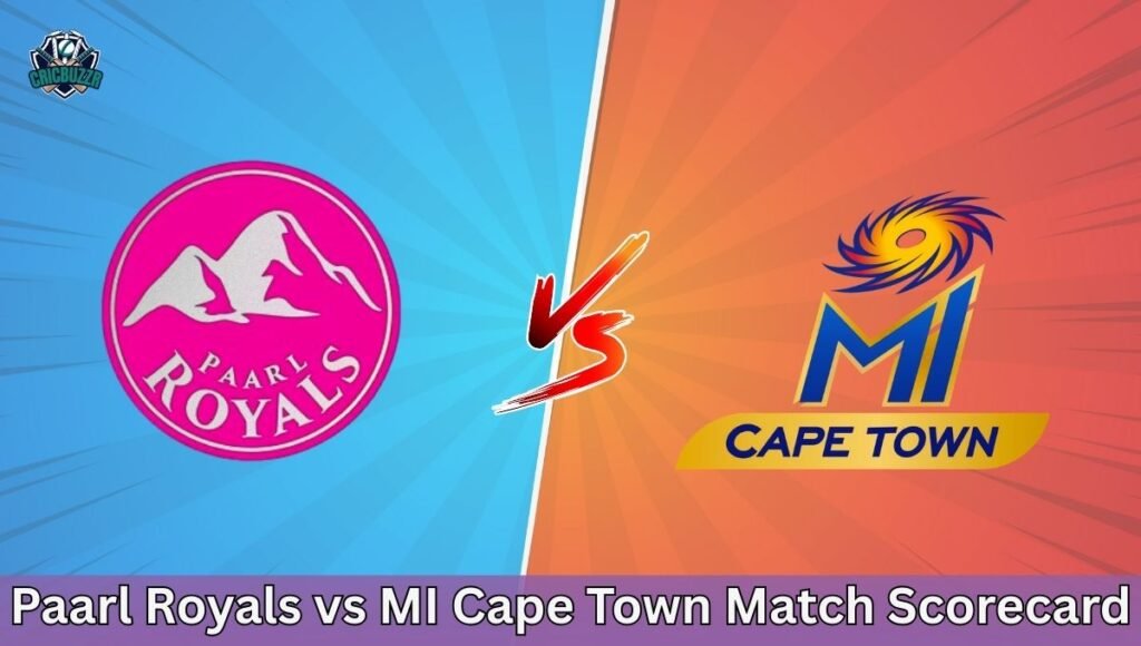 Paarl Royals vs MI Cape Town Match Scorecard
