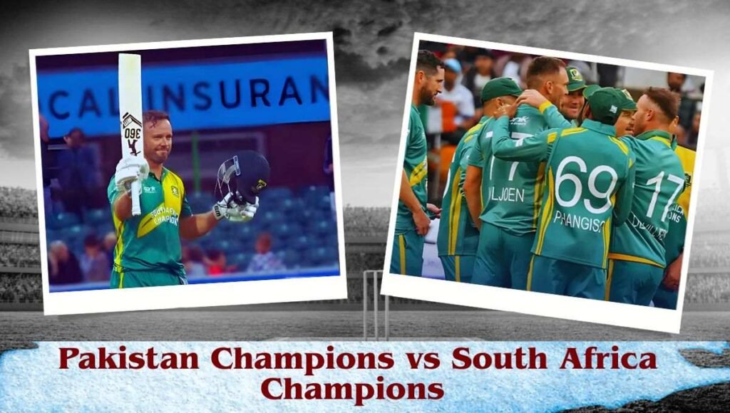 Pakistan Champions vs South Africa Champions 