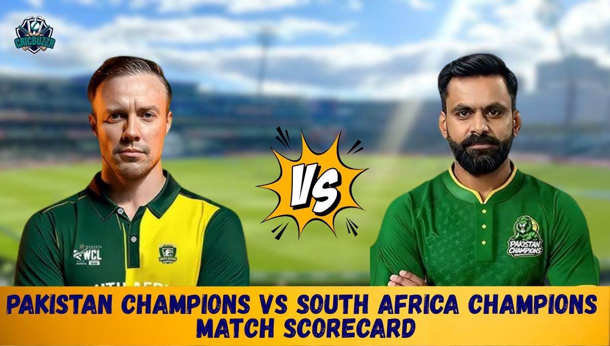 Pakistan Champions vs South Africa Champions Match Scorecard