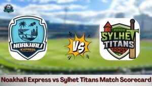 Noakhali Express vs Sylhet Titans Match Scorecard
