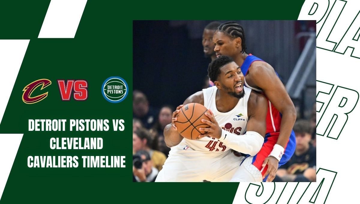 detroit pistons vs cleveland cavaliers timeline
