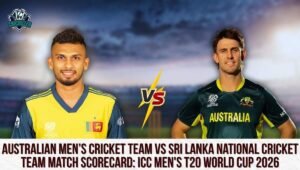 Australian Men’s Cricket Team vs Sri Lanka National Cricket Team Match Scorecard