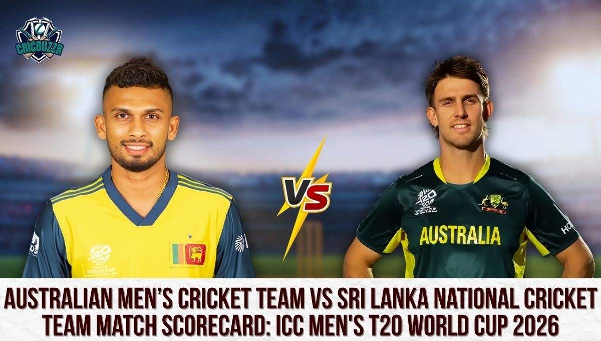 Australian Men’s Cricket Team vs Sri Lanka National Cricket Team Match Scorecard