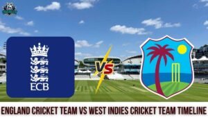 England Cricket Team vs West Indies Cricket Team Timeline