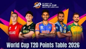 T20 Points Table 2026