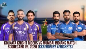 Kolkata Knight Riders vs Mumbai Indians Match Scorecard