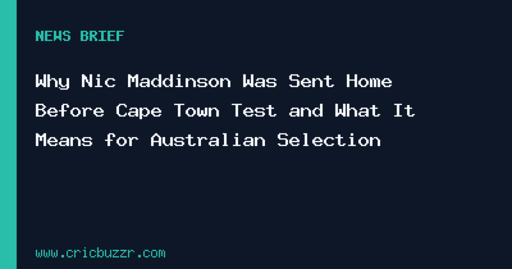 Australian cricket team preparing for international Test match
